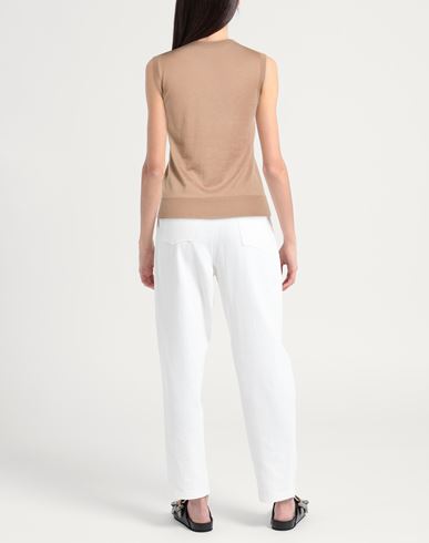Woman Sweater Camel Size 4 Silk, Cashmere