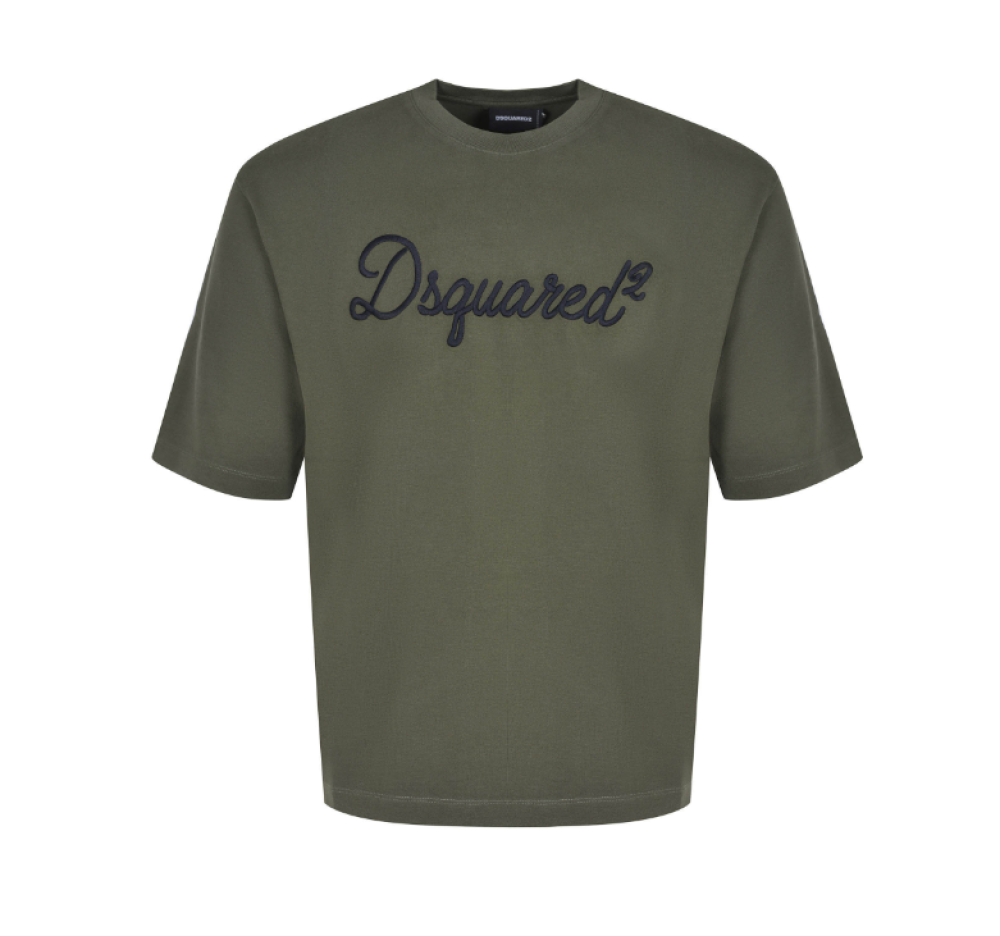 Olive Cotton T-shirt