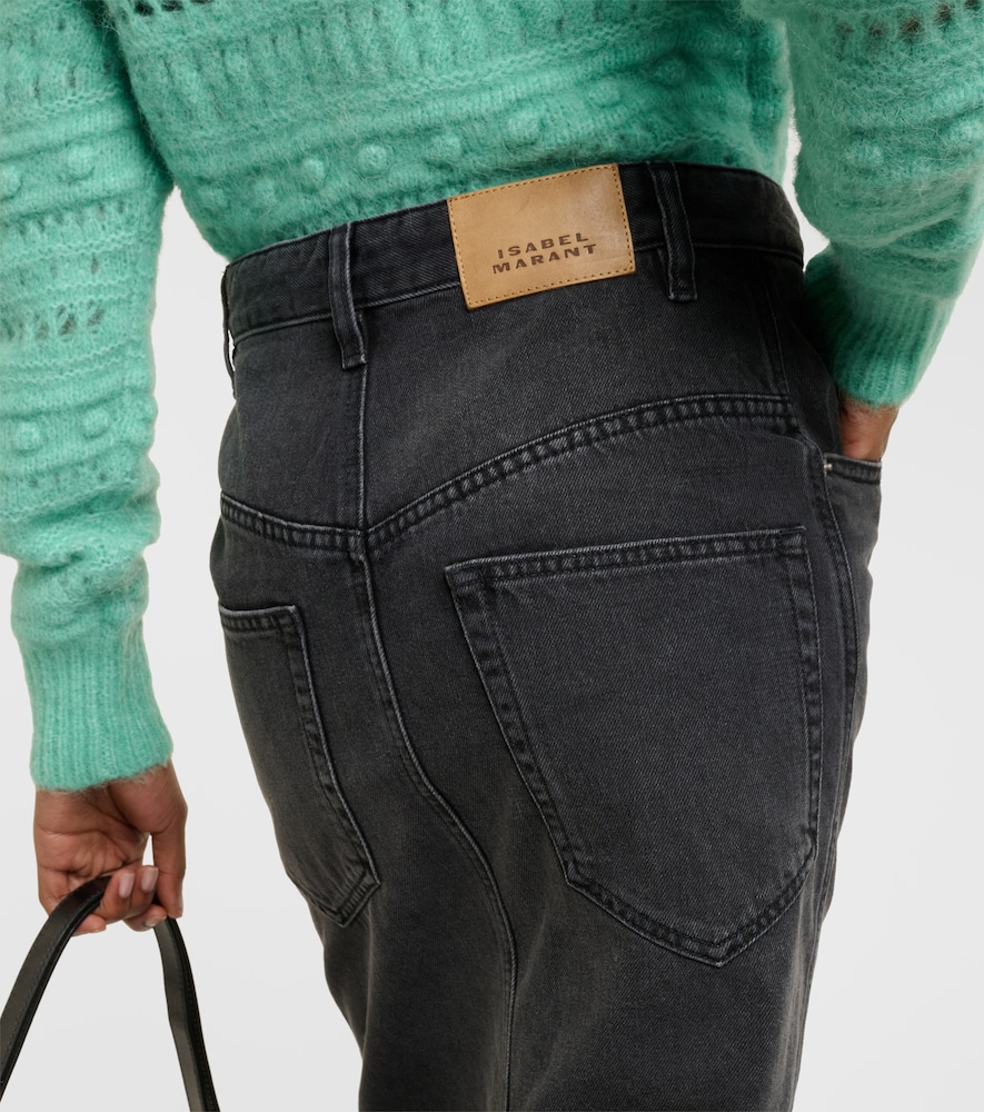 Vandy denim midi skirt