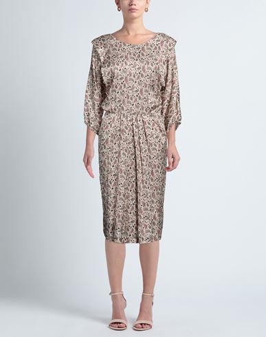 Woman Midi dress Beige Size XS Viscose