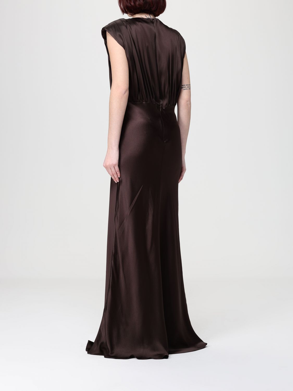 Dress Woman color Cocoa