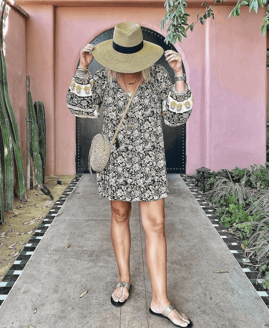 Women's OriginalCream Squishee Fedora Hat, 4.5 in Brim, UPF 50+ Protection for Women
