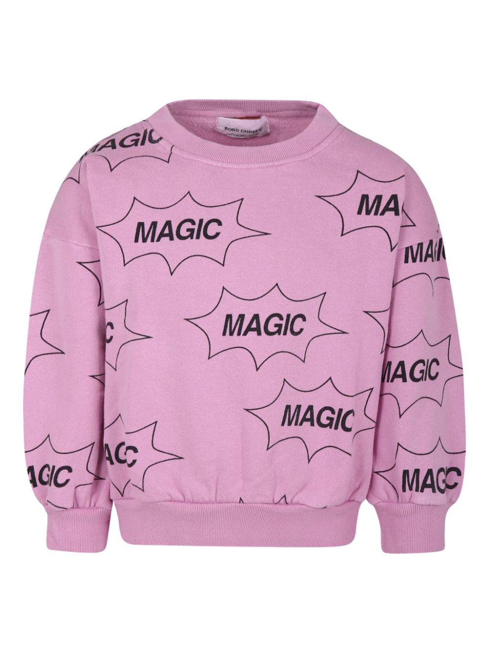Slogan-print sweatshirt - Pink
