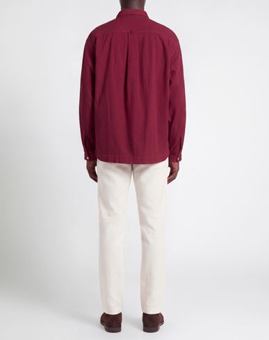 Man Shirt Garnet Size M Cotton, Elastane