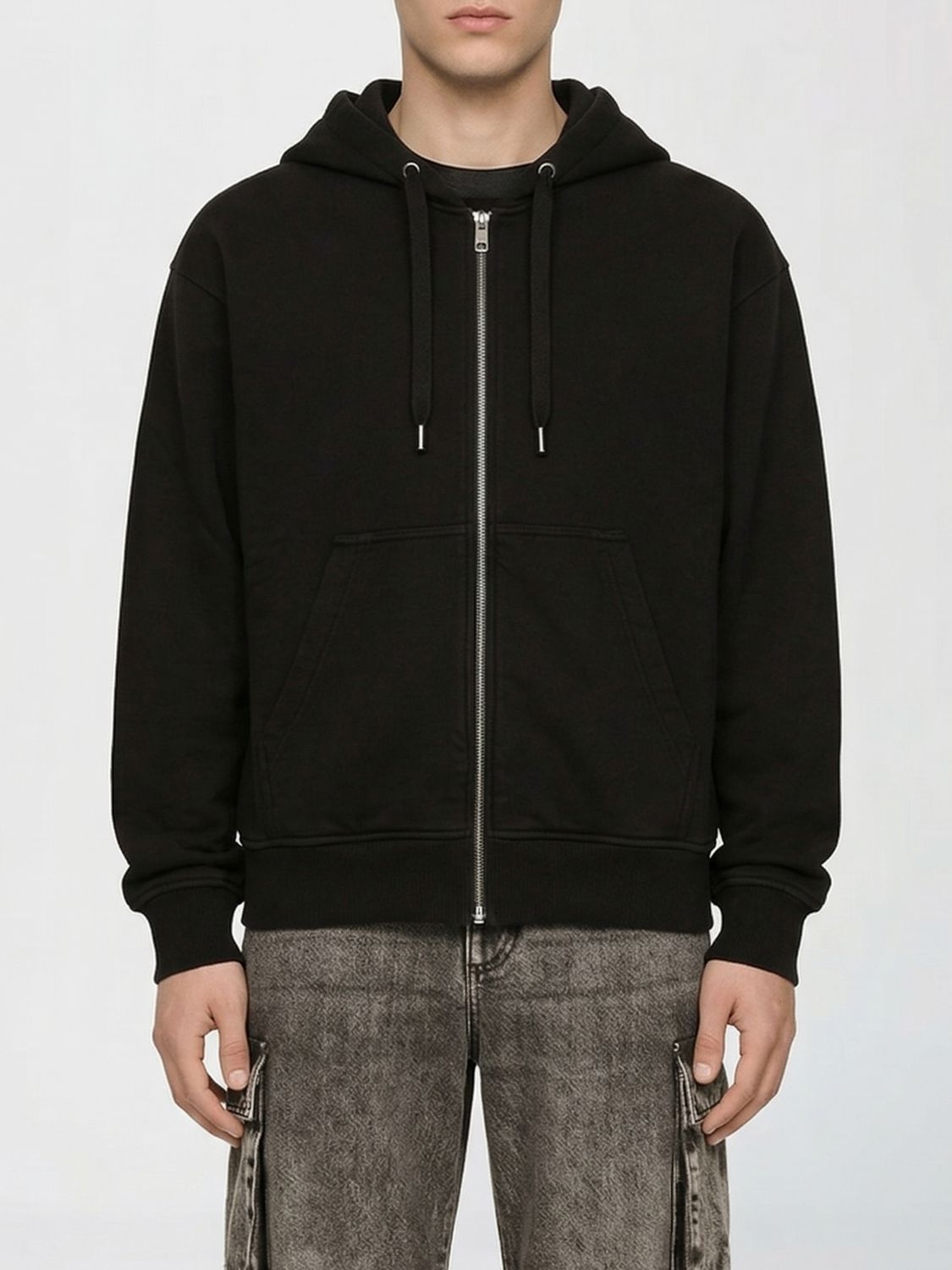 Sweatshirt Men color Black
