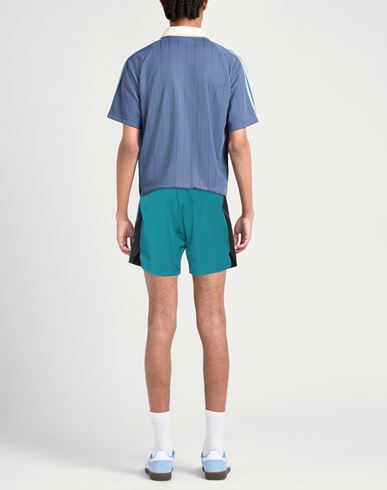 Ea7 Man Shorts & Bermuda Shorts Turquoise Size L Polyester, Elastane