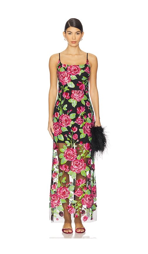 ELLIATT Lyra Gown in Black. L. Also in M, S