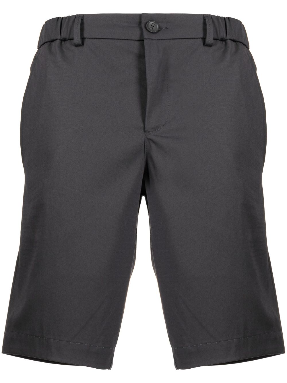 Logo-patch chino shorts - Blue
