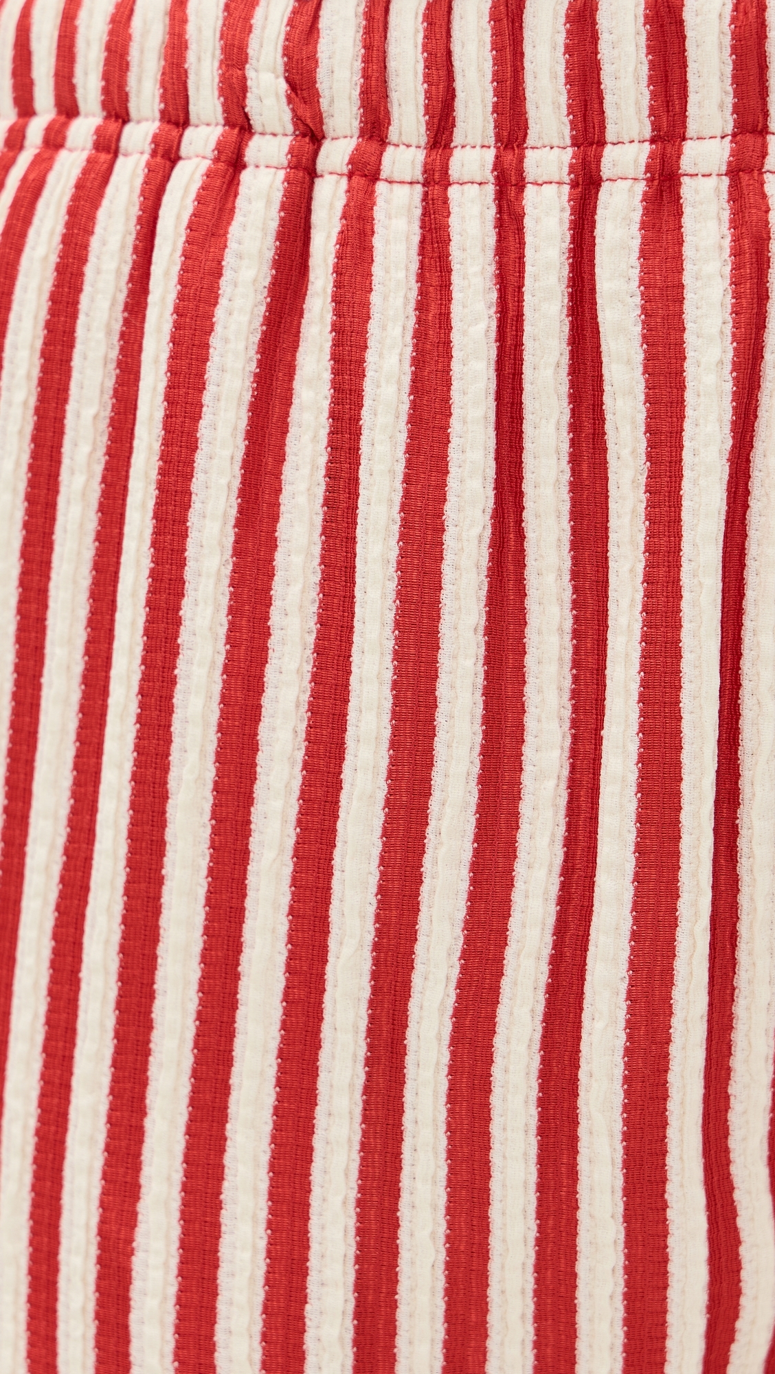 Stripe Shorts Chili