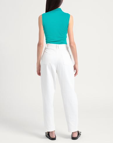 Woman Polo shirt Emerald green Size 4 Polyamide
