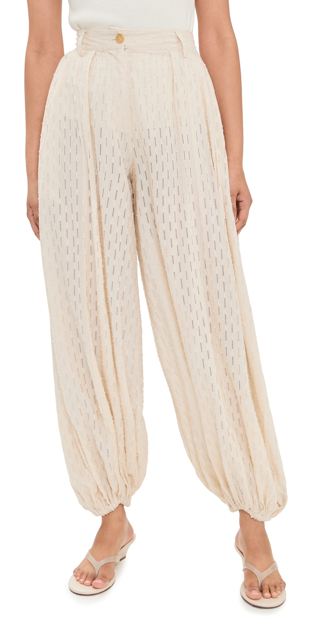 Dilan Lace Balloon Pants Butter