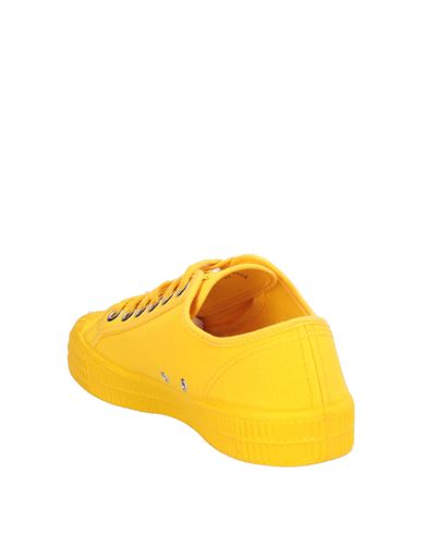 Man Sneakers Yellow Size 6 Textile fibers