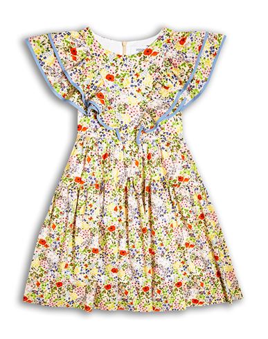Kid Girl Kids' dress Pastel yellow Size 10 Cotton