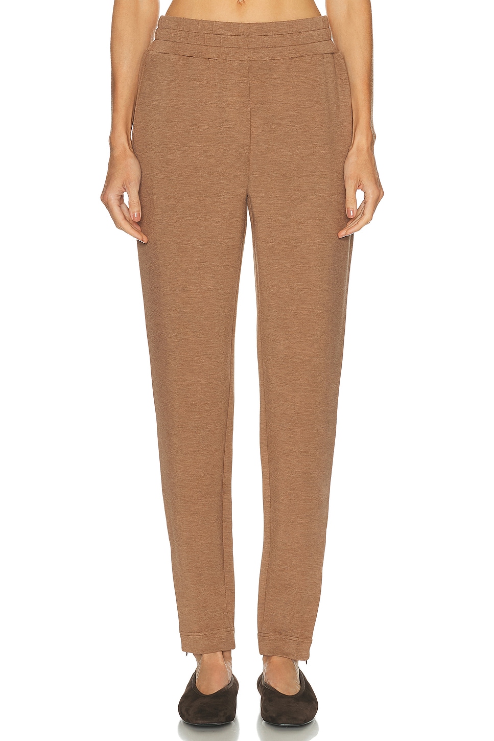 Varley HOSE SLIM ZIP HEM in Ivory. Größe XL. Also in