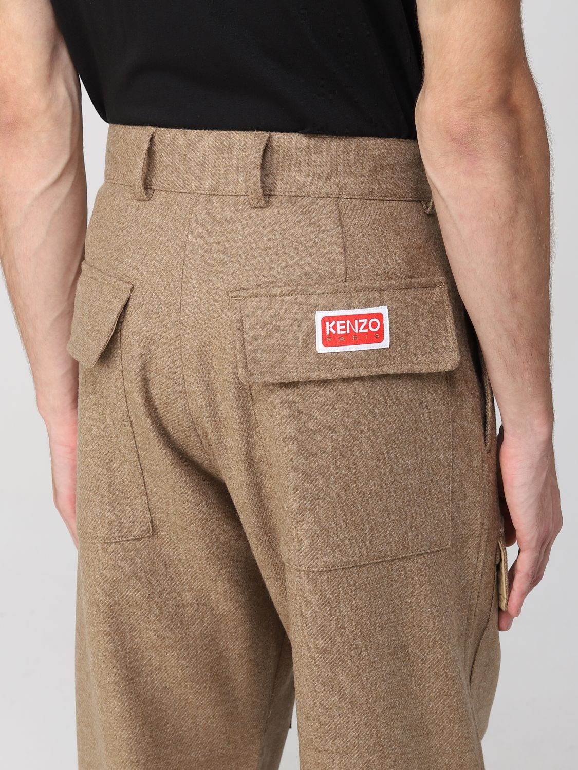 Pants Men color Beige