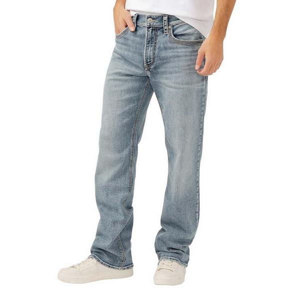 Men's Zac Luxe Heritage Relaxed Fit Straight Jeans Indigo 32 30