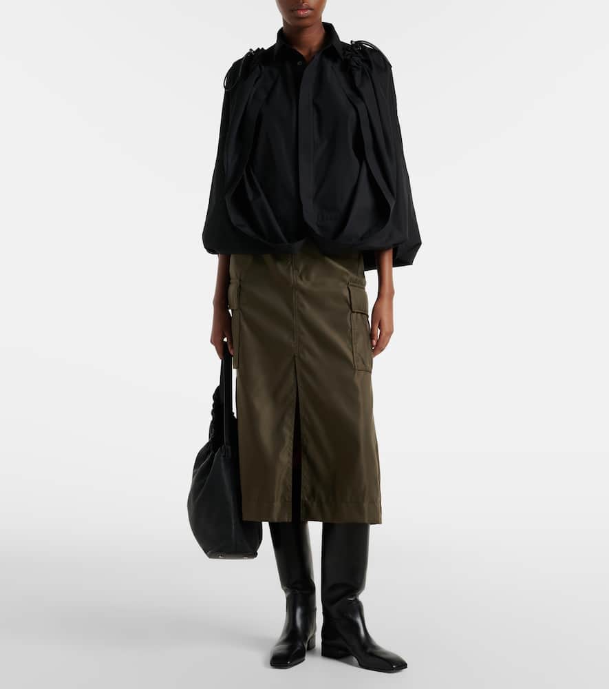 Gathered shirt