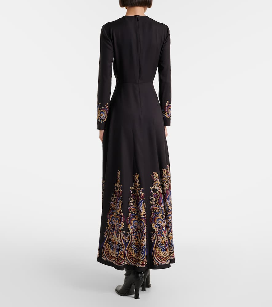 Paisley maxi dress