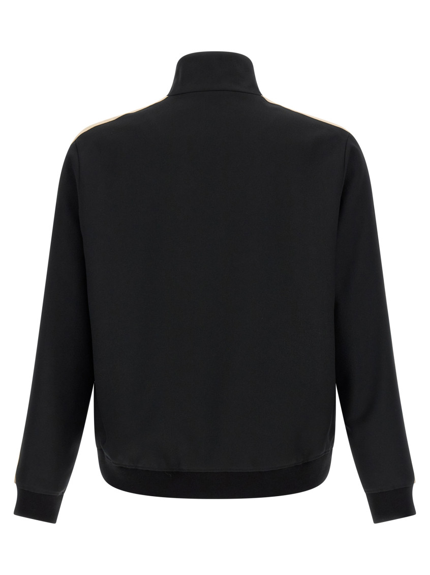 Black Solid Turtle Neck Sweatshirt