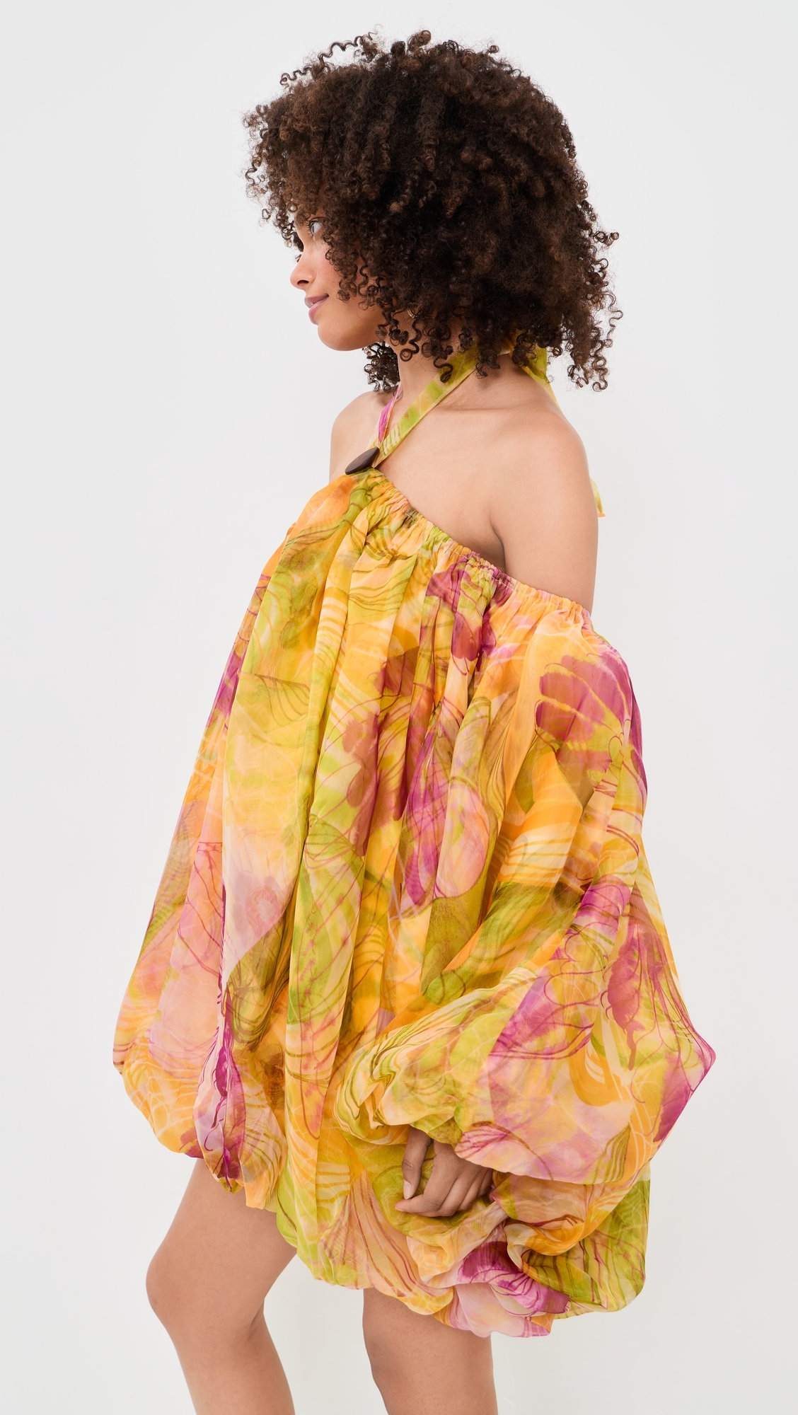 Bayo Bubble Dress Vibra Print