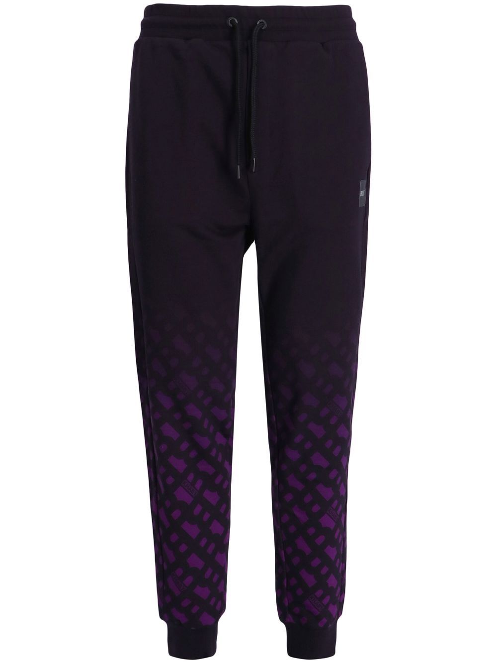 X Khaby logo-patch track pants - Black