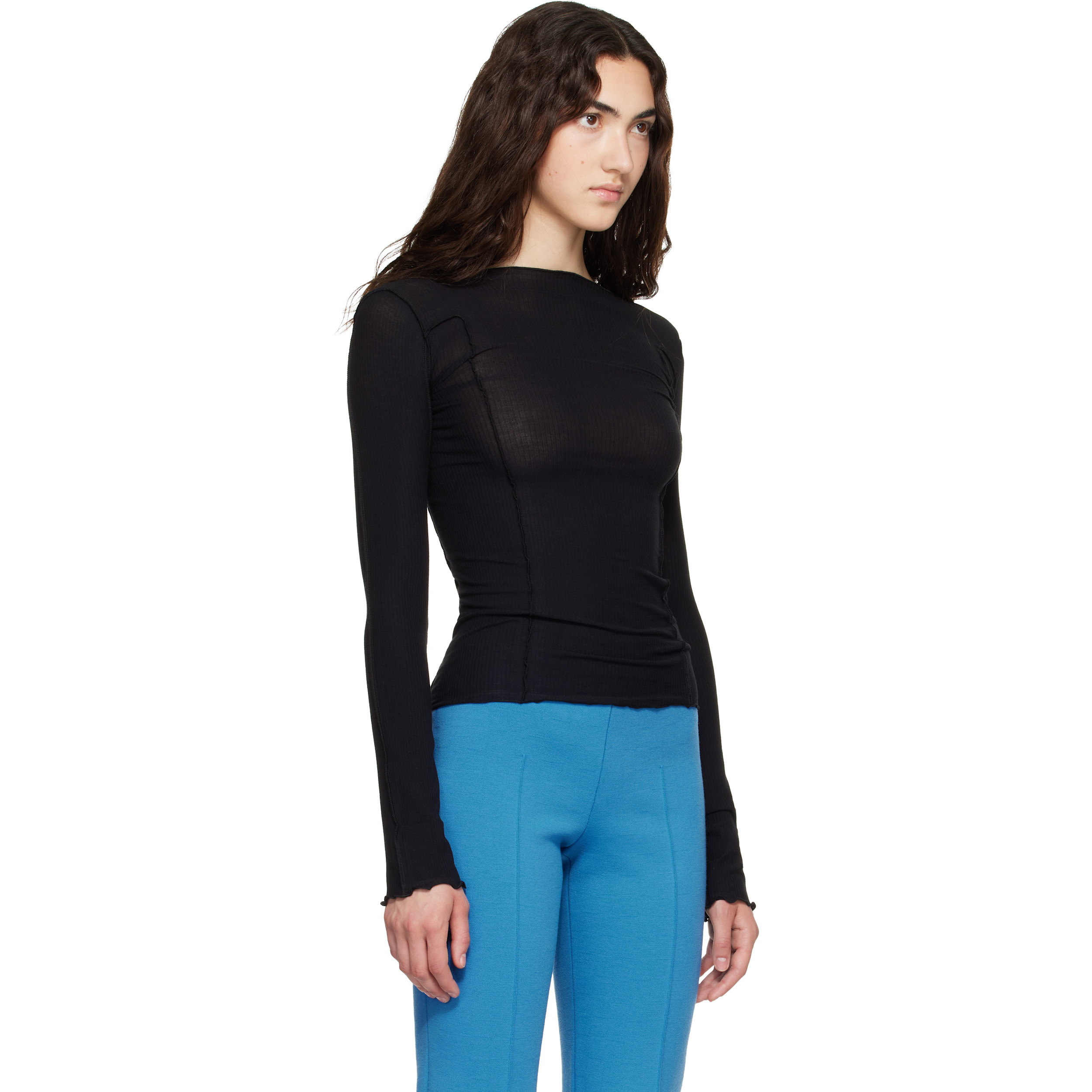 Black Omato Long Sleeve T-shirt