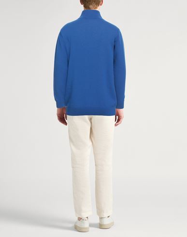 Lab Man Turtleneck Blue Size L Merino Wool, Cotton
