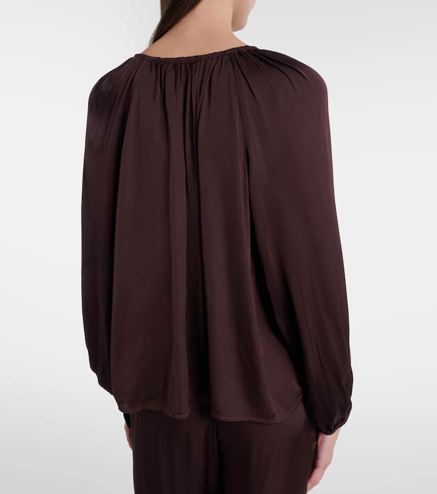 Lyla satin blouse