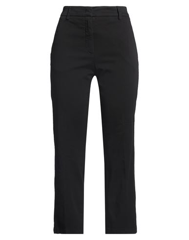 Woman Pants Black Size 30 Cotton, Elastane
