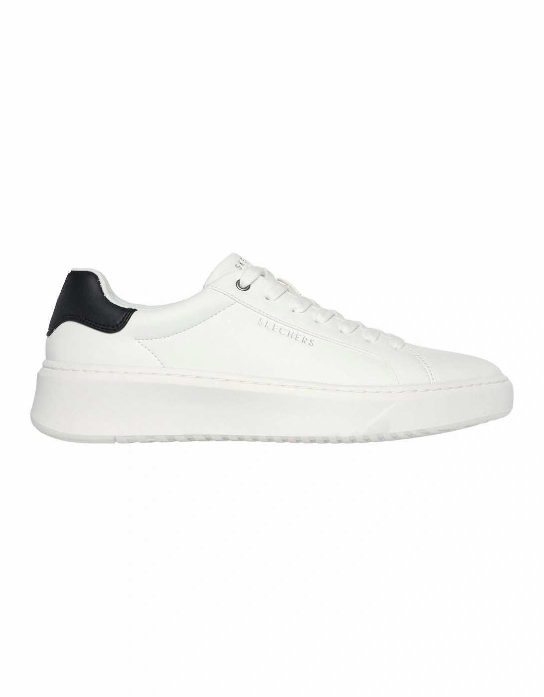Men's Skechers Court Break Suit Sneaker Synthetic Men's White Trainers - Size: 11