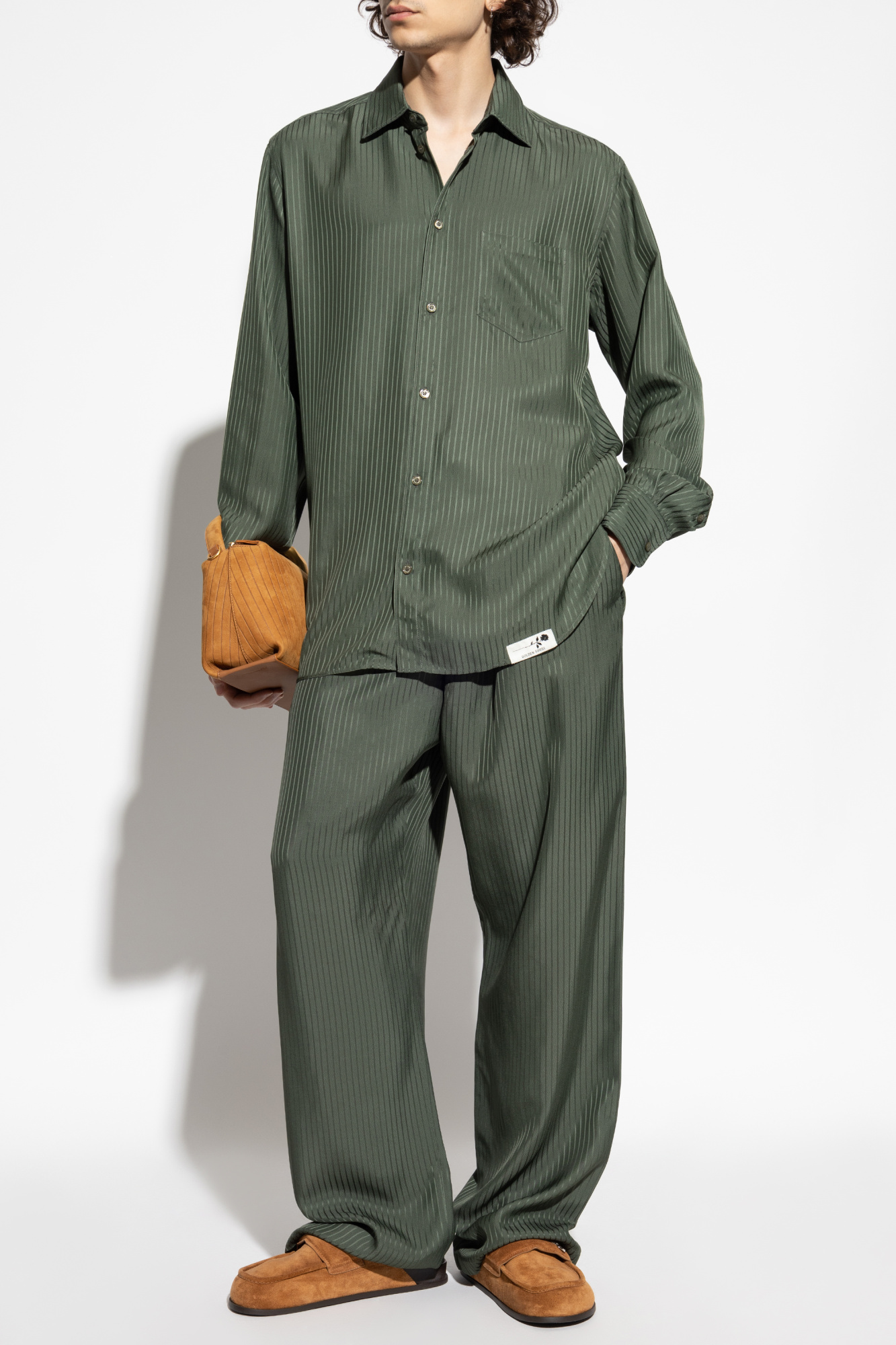 Shirt With Pocket, Men's, Green