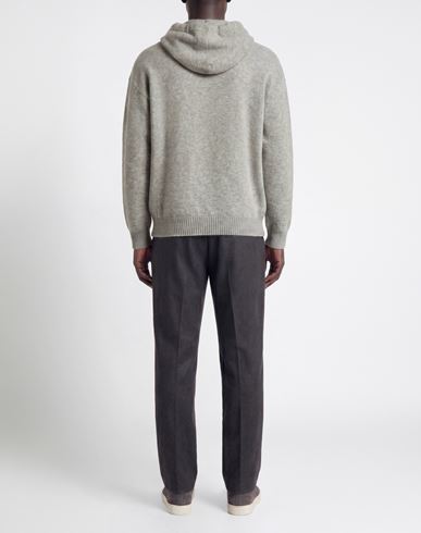 Man Sweater Light grey Size 36 Cashmere, Silk, Polyester