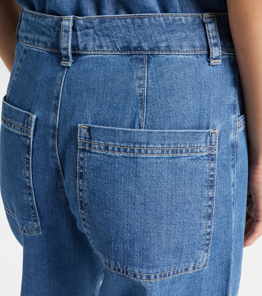 Farah high-rise tapered jeans