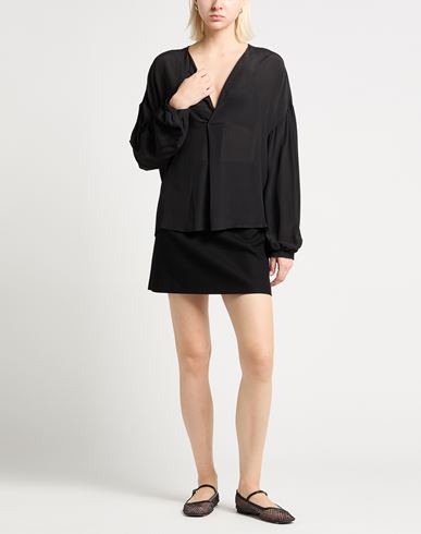 Woman Top Black Size M Viscose