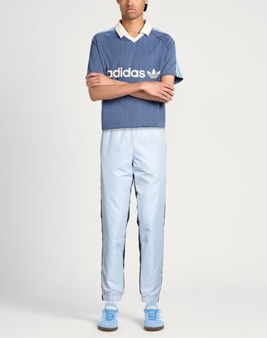Man Pants Light blue Size 4 Polyester