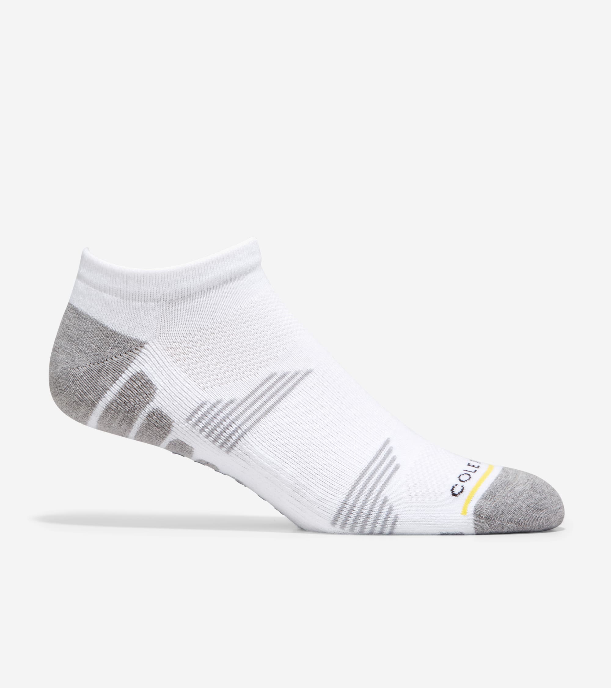 Men's ZERØGRAND Performance No-Show Socks - White