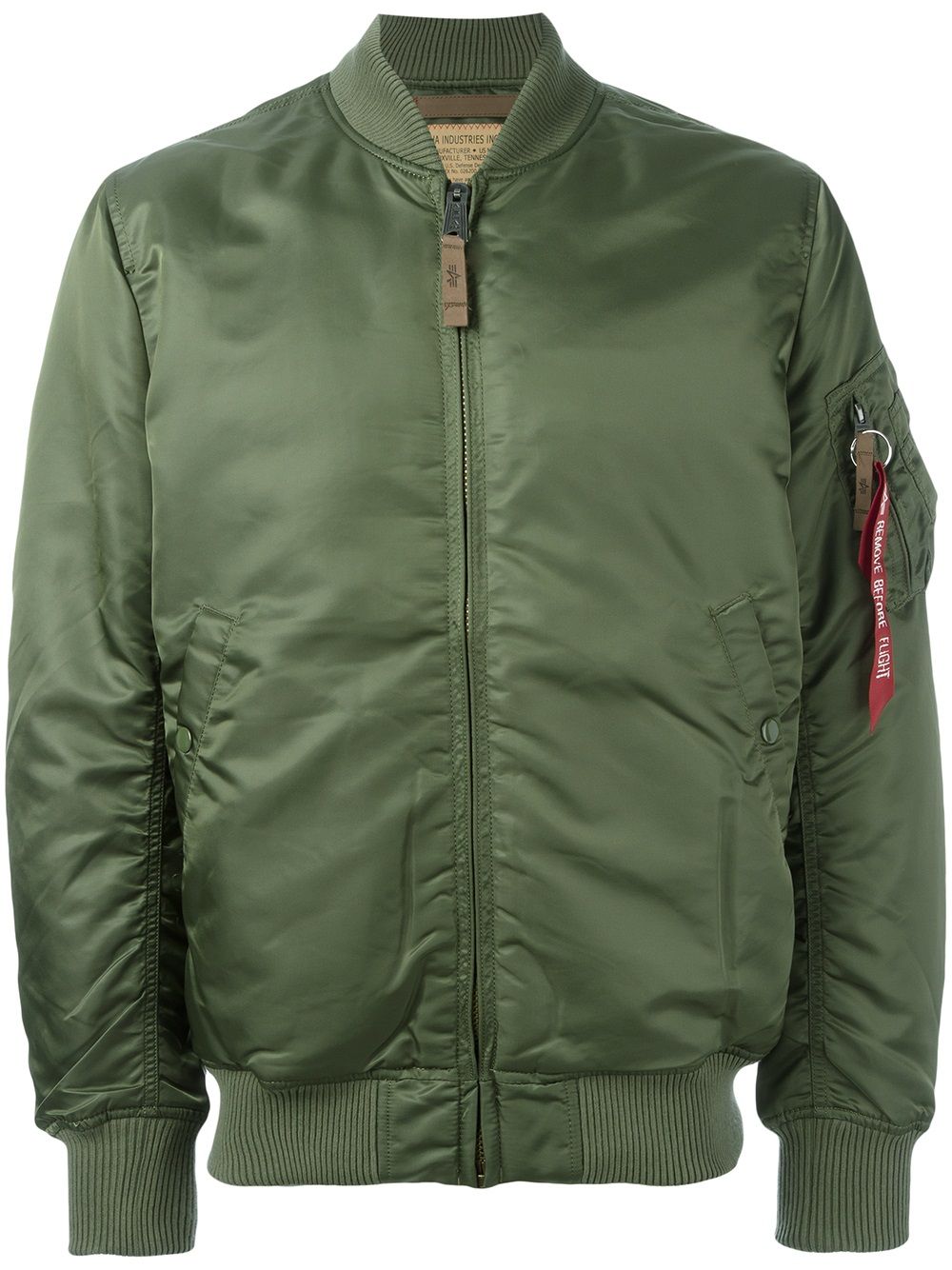 Padded bomber jacket - Green