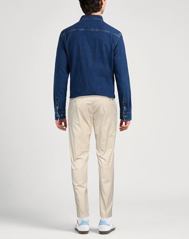 Re_hash Man Pants Cream Size 44 Cotton, Polyamide, Elastane