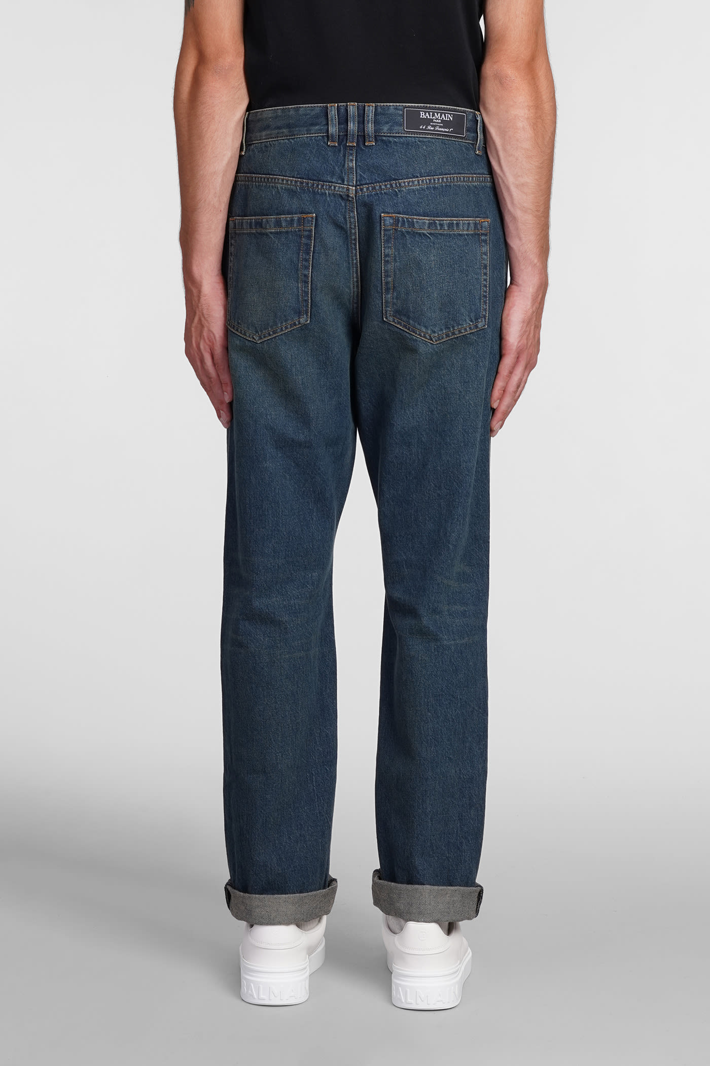 Jeans In Blue Cotton