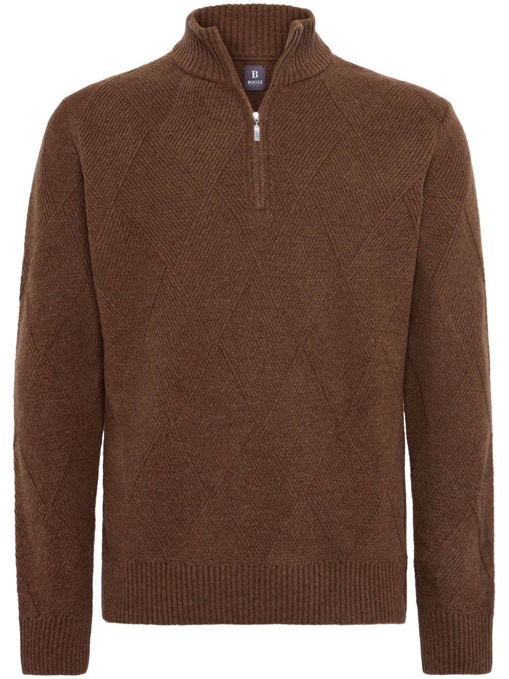 Half-zip sweater - Brown