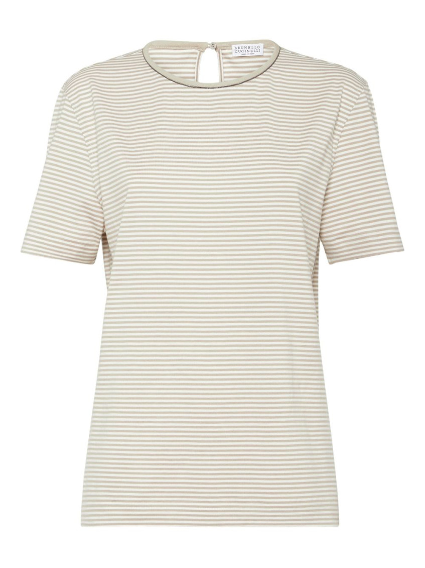 Striped T-shirt - Neutrals