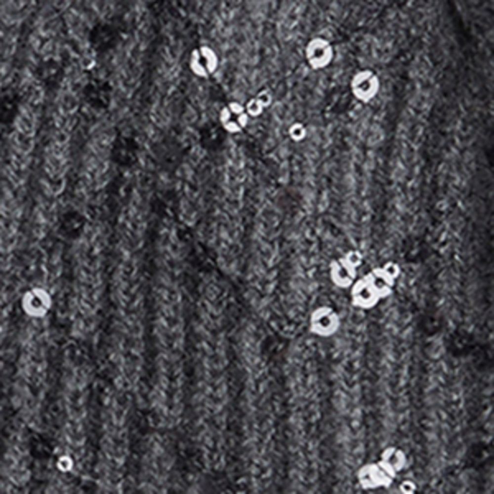Cashmere Embellished Ribbed Beanie