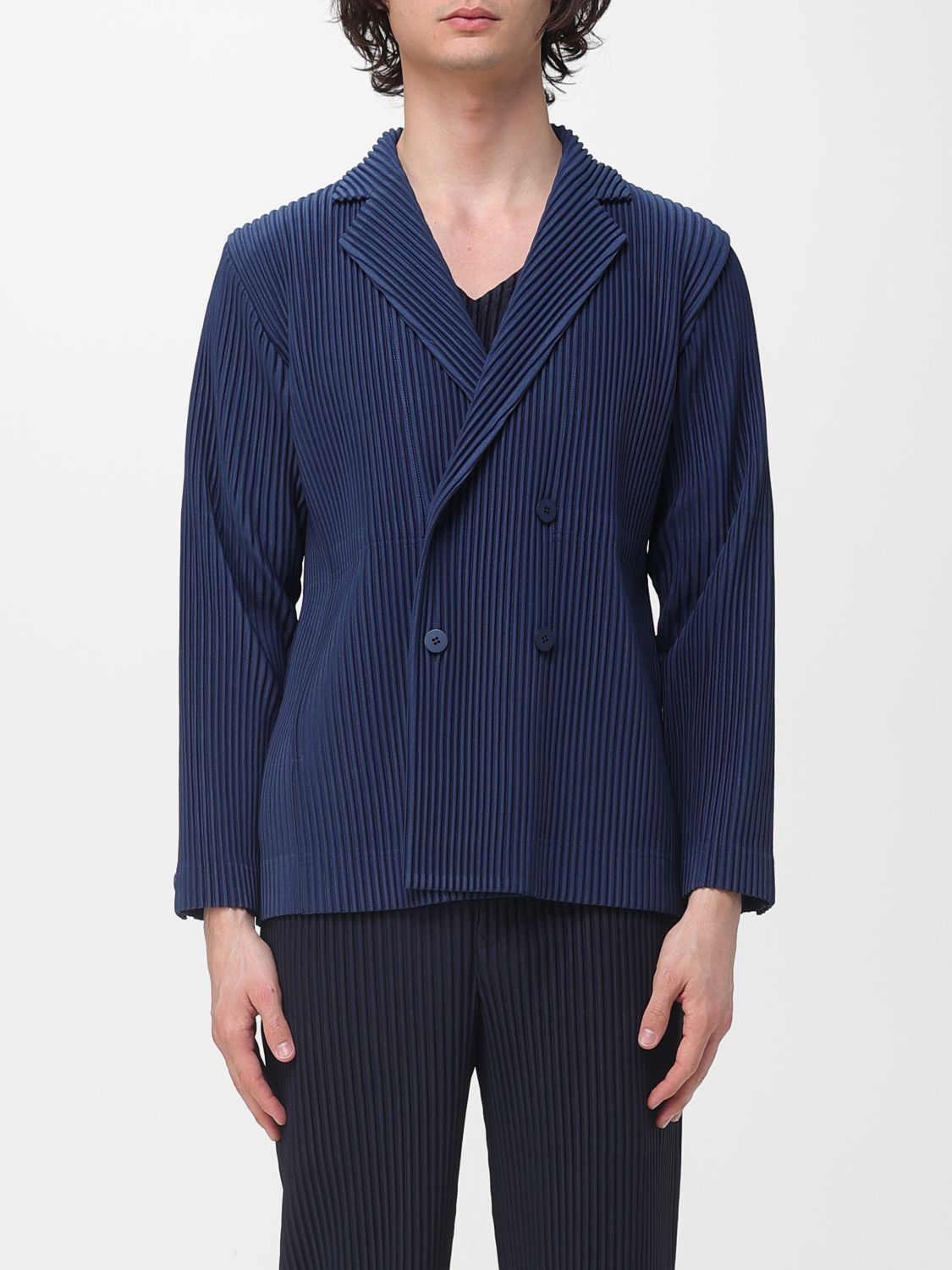 Jacket Men color Blue