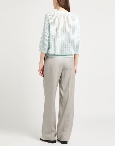 Woman Sweater Sky blue Size 6 Cotton, Polyester