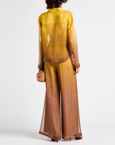 Woman Shirt Marigold Size 6 Silk