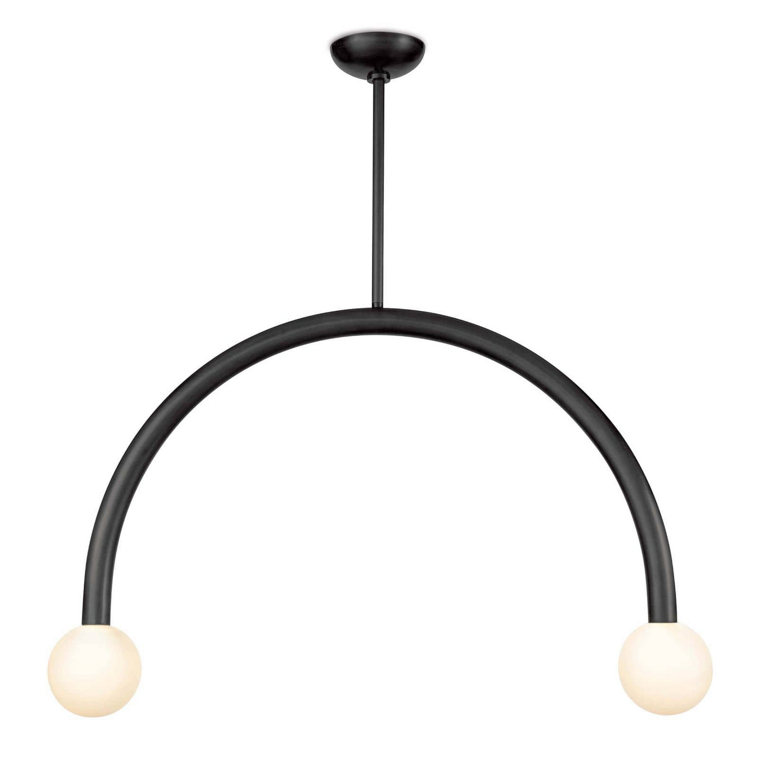 Oil Rubbed Bronze LED Pendant from the Happy Collection
