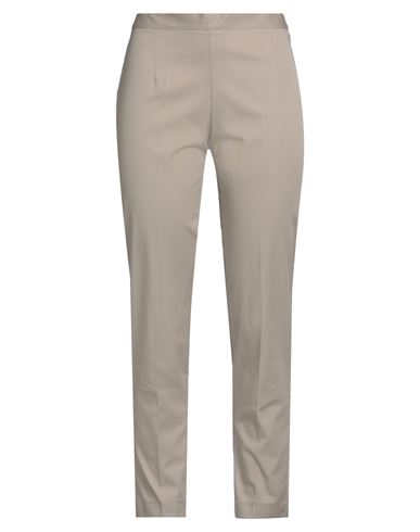 Hira Woman Pants Taupe Size 6 Cotton, Elastane