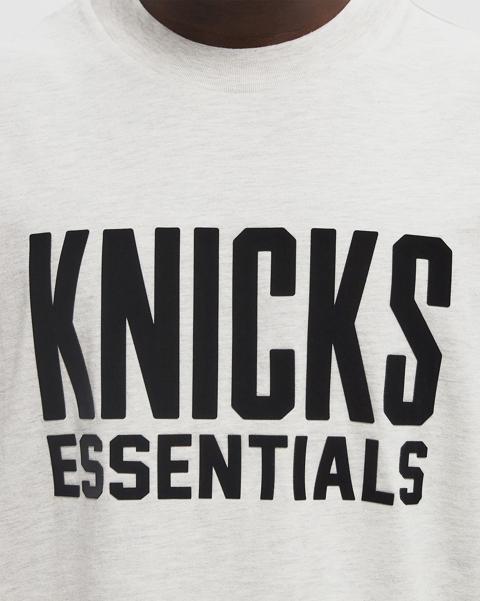 S/S TEE - NEW YORK KNICKS white male Shortsleeves now available at BSTN