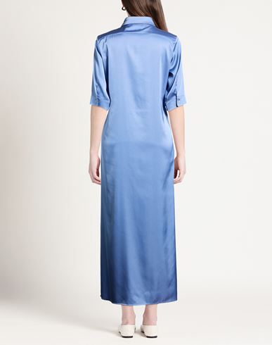 Woman Maxi dress Azure Size 10 Polyester, Elastane
