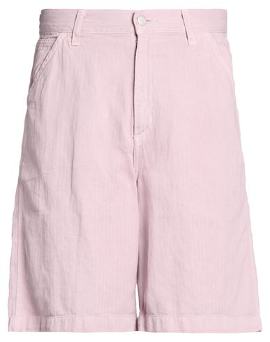 Man Shorts & Bermuda Shorts Lilac Size 31 Cotton, Linen